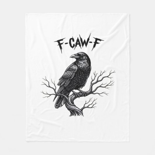 F Caw F Trendiger moderner Stil Fleecedecke (Vorderseite)