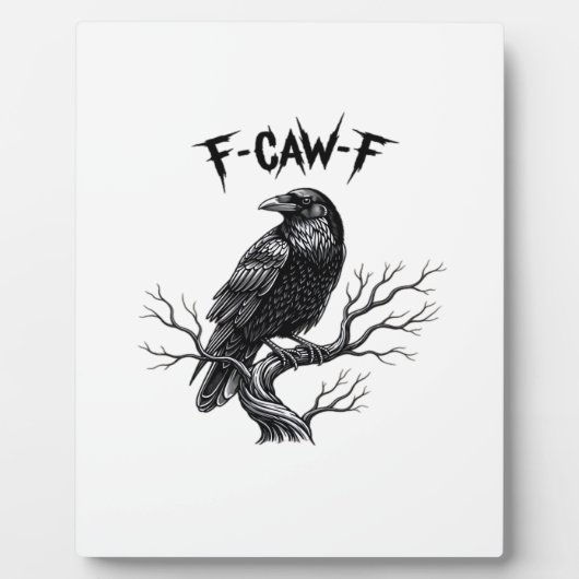 F Caw F Trendiger moderner Stil Fotoplatte (Vorderseite)