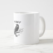 F Caw F Trendiger moderner Stil Jumbo-Tasse (Vorderseite Rechts)