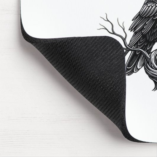 F Caw F Trendiger moderner Stil Mousepad (Ecke)