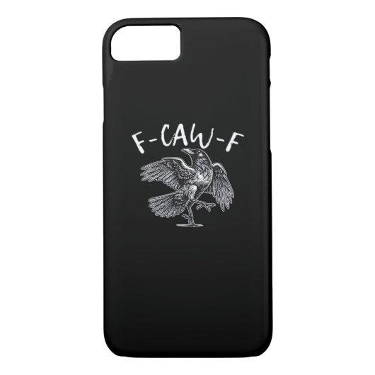 F-Caw-F Trendy Casual Case-Mate iPhone Hülle (Rückseite)