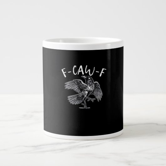 F-Caw-F Trendy Casual Jumbo-Tasse (Vorderseite)
