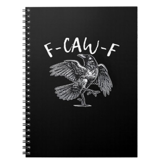 F-Caw-F Trendy Casual Notizblock (Vorderseite)