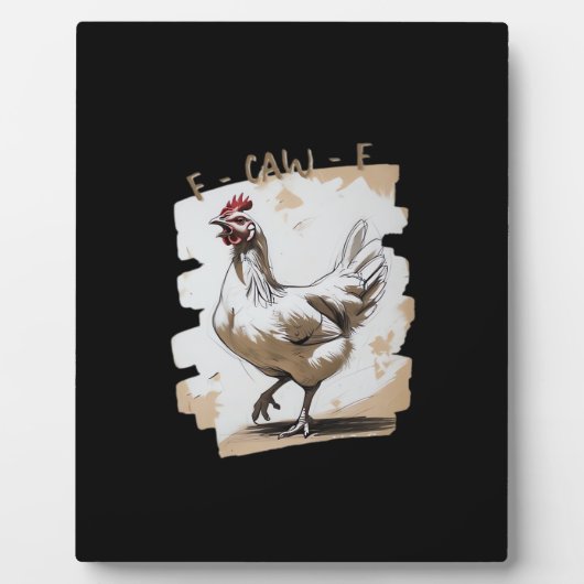 F-Caw-F Vintage Grafik Fotoplatte (Vorderseite)