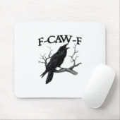 F Caw F Vintage Grafik Klassiker Mousepad (Mit Mouse)