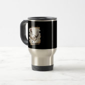 F-Caw-F Vintage Grafik Reisebecher (Vorderseite Links)