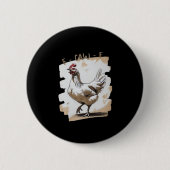 F-Caw-F Vintage Graphic Button (Vorderseite)