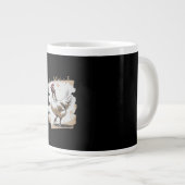 F-Caw-F Vintage Graphic Jumbo-Tasse (Vorderseite Rechts)