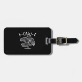 F-Caw-F Vintage Style Gepäckanhänger (Vorderseite horizontal)