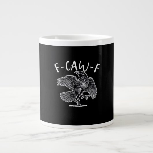 F-Caw-F Vintage Style Jumbo-Tasse (Vorderseite)
