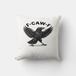 F-Caw-F Vogel Liebhaber Humorvolle Wortspiel Aufkl Kissen