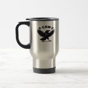 F-Caw-F Vogel Liebhaber Humorvolle Wortspiel Aufkl Reisebecher