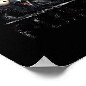 F-Caw-F Vogel Lustig Trendig Einzigartig Poster (Ecke)