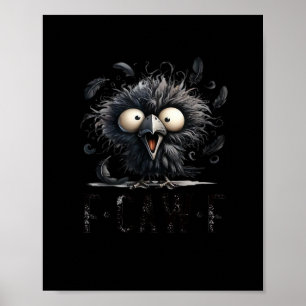 F-Caw-F Vogel Lustig Trendig Einzigartig Poster