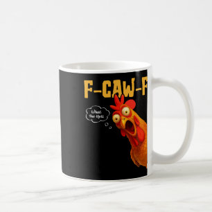 F-caw-f Was Die-Hölle Schwarze Krähe Schwarzer Vog Kaffeetasse