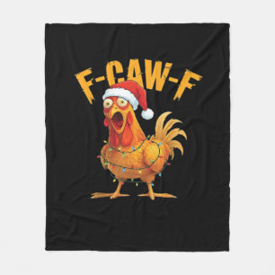 F-Caw-F Weihnachtsessenziell für Hühner Fleecedecke