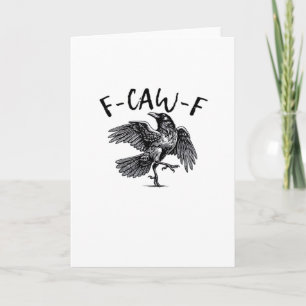 F Caw F Wesentlich Klassisch Ästhetisch Karte