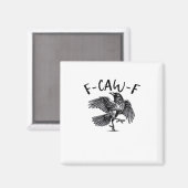 F Caw F Wesentlich Klassisch Ästhetisch Magnet (Vorderseite/Rückseite)