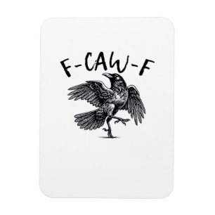 F Caw F Wesentlich Klassisch Ästhetisch Magnet