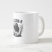 F Caw F Wesentlicher Cooler Einzigartiger Stil Jumbo-Tasse (Vorderseite Rechts)