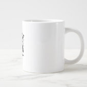 F-Caw-F Wesentlicher lustiger Spruch Jumbo-Tasse (Rechts)
