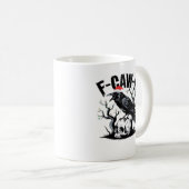 F-Caw-F Wesentlicher lustiger Spruch Kaffeetasse (VorderseiteRechts)