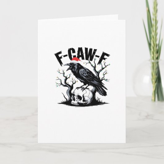 F-Caw-F Wesentlicher lustiger Spruch Karte (Vorderseite)