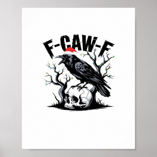 F-Caw-F Wesentlicher lustiger Zitat Poster (Vorne)