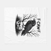 F Caw F Wesentlicher Vintage-Cool-Look Fleecedecke (Vorderseite (Horizontal))