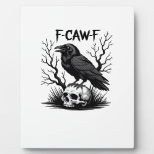 F Caw F Wesentlicher Vintage-Cool-Look Fotoplatte