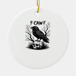 F Caw F Wesentlicher Vintage-Kühler-Look Keramik Ornament