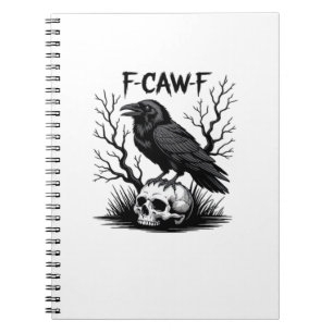 F Caw F Wesentlicher Vintage-Kühler-Look Notizblock