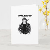 F Caw F Wesentliches Ästhetisches Design Karte (Gelbe Blume)