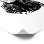 F Caw F Wesentliches Ästhetisches Design Poster (Ecke)