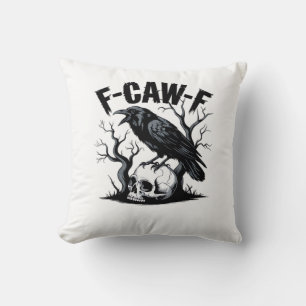 F Caw F Wesentliches Minimales Sauberes Design Kissen