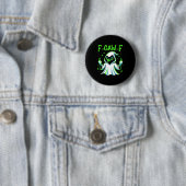 F-caw-f – wütender Krähe Geist Meme lustiges Hallo Button (Beispiel)