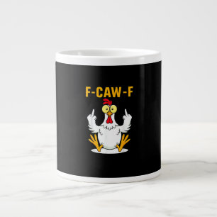F-Caw-F Zitat Hahn Meme Jumbo-Tasse