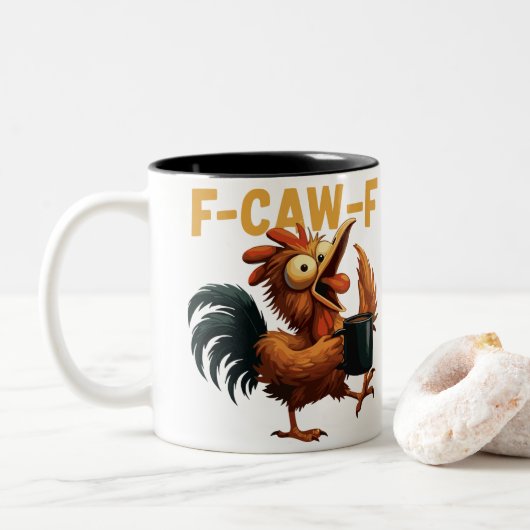 F-CAW-F ZWEIFARBIGE TASSE (Mit Donut)