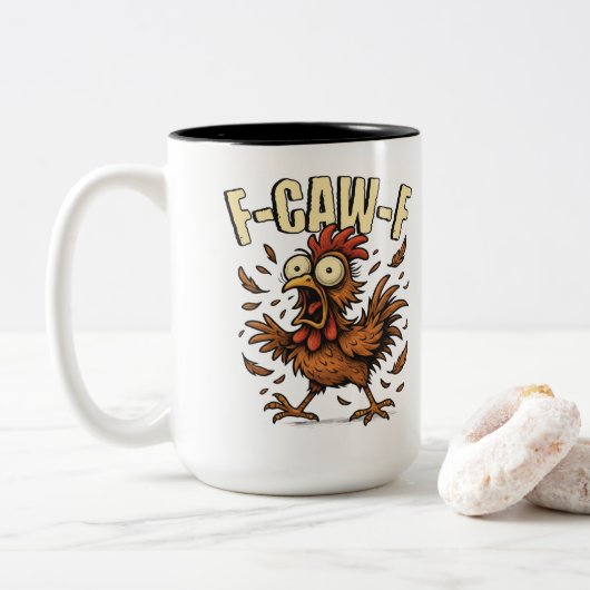 F-CAW-F ZWEIFARBIGE TASSE (Mit Donut)