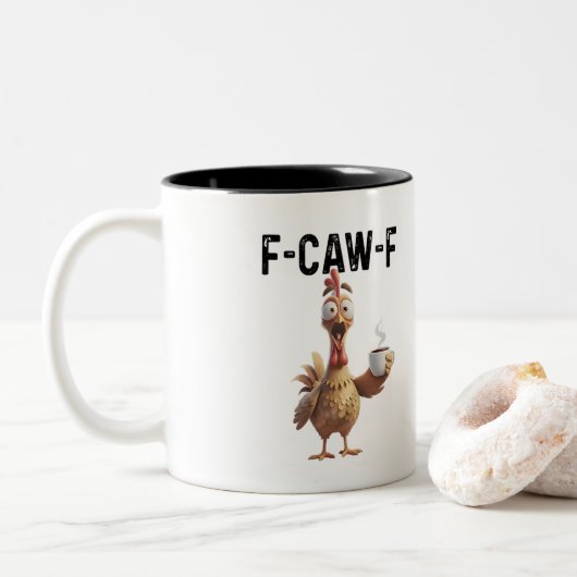 F CAW F ZWEIFARBIGE TASSE (Mit Donut)