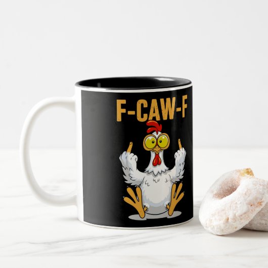 F-CAW-F ZWEIFARBIGE TASSE (Mit Donut)