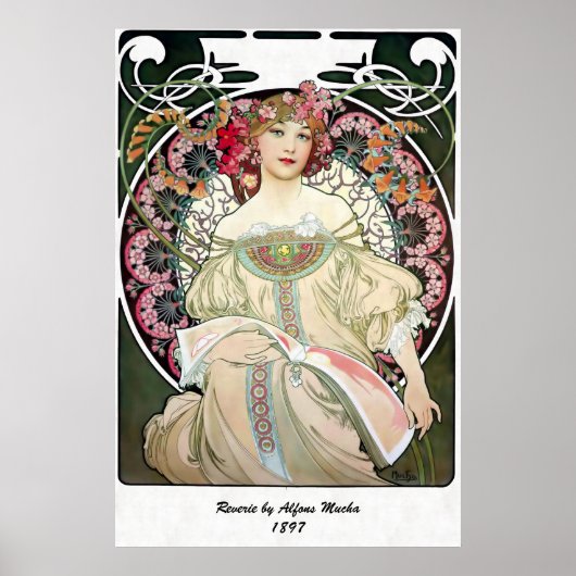 F. Champenois Imprimeur-Éditeur von Alfons Mucha Poster (Vorne)