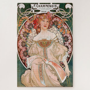 F. Champenois Imprimeur-Éditeur von Alphonse Mucha Puzzle