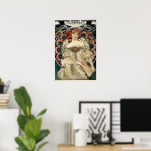 F. Champenois von Alphonse Mucha Poster (Heimbüro)