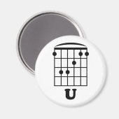 F Chord U Magnet (Vorderseite/Rückseite)