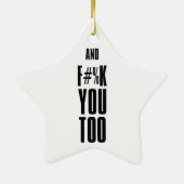 F Christmas und F You too Ornament (Hinten)