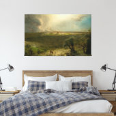 F. CHURCH - Jerusalem vom Olivenberg 1870 Leinwanddruck (Insitu (Schlafzimmer))