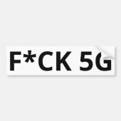 F*CK 5G AUTOAUFKLEBER (Vorne)