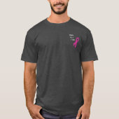 F#CK CANCER...Brustkrebs T-Shirt (Vorderseite)