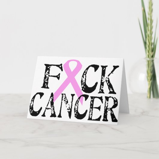 F*CK Cancer Karte (Vorderseite)